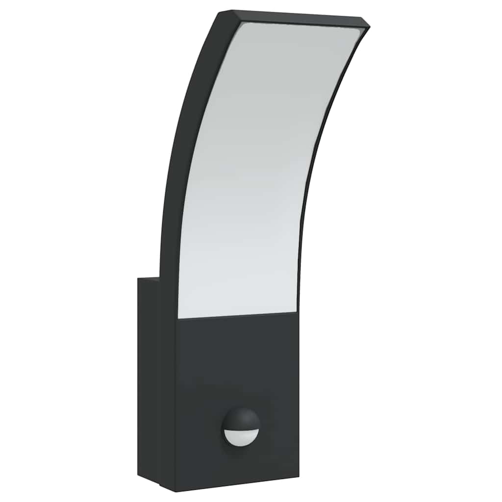 LED-Außenwandleuchten 2 Stk. Schwarz Aluminiumdruckguss