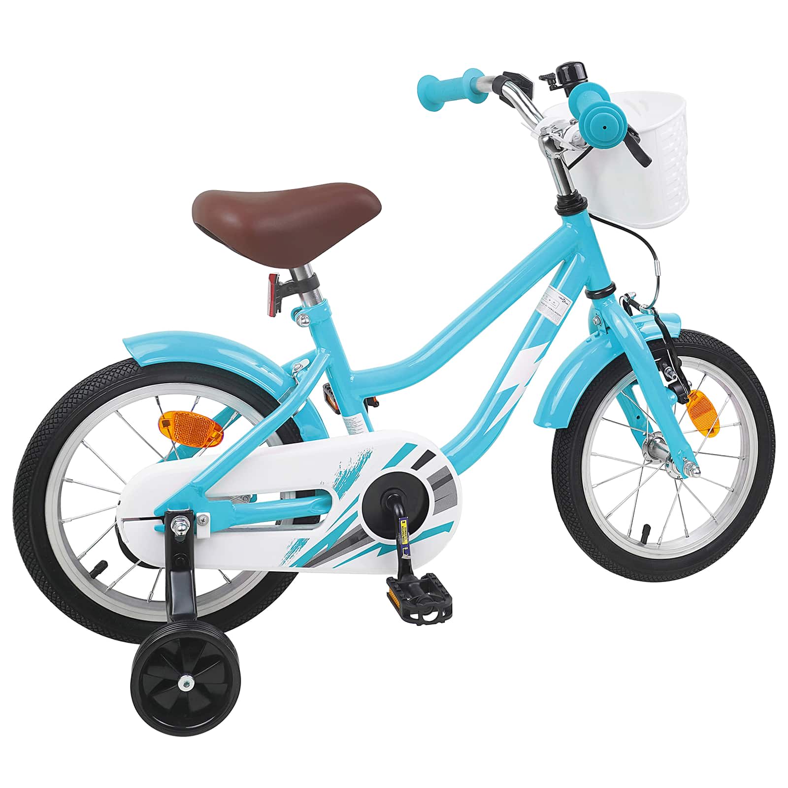 Kinderfahrrad 12 Zoll für 2-4 Jahre alt Hellrosa