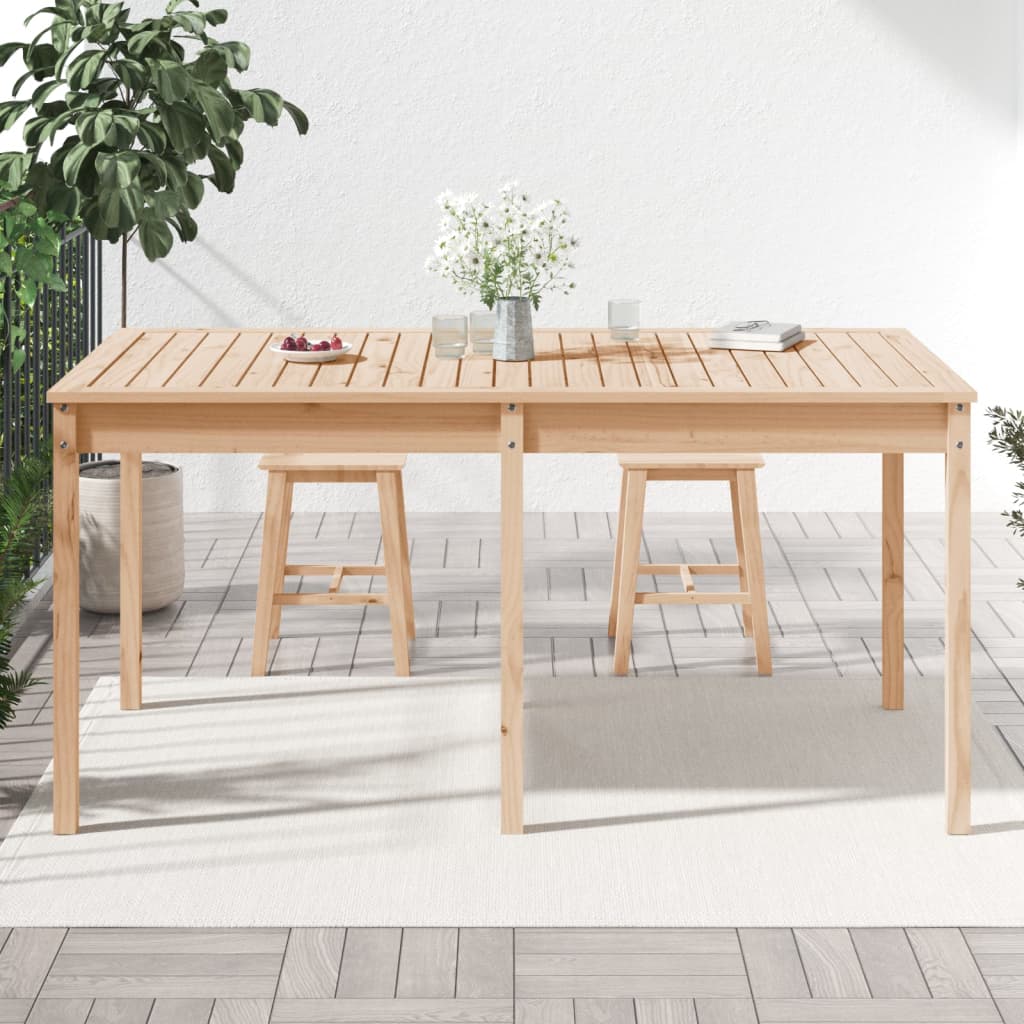 Gartentisch 82,5x82,5x76 cm Massivholz Kiefer