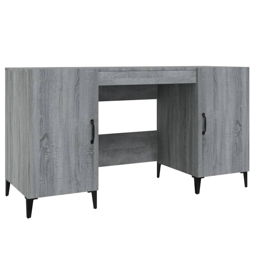 Schreibtisch mit Tür Altholz 140 x 50 x 75 cm Holzwerkstoff