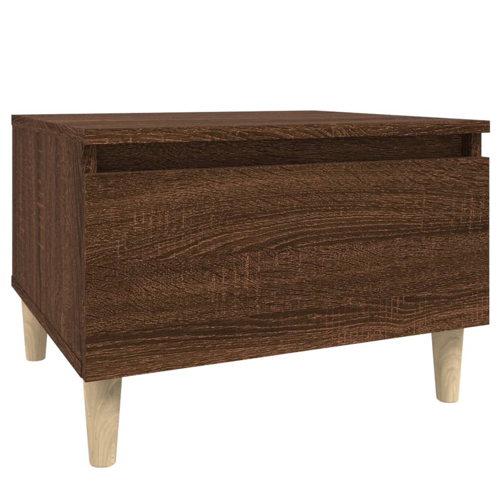 Beistelltisch Weiß 50x46x35 cm Holzwerkstoff