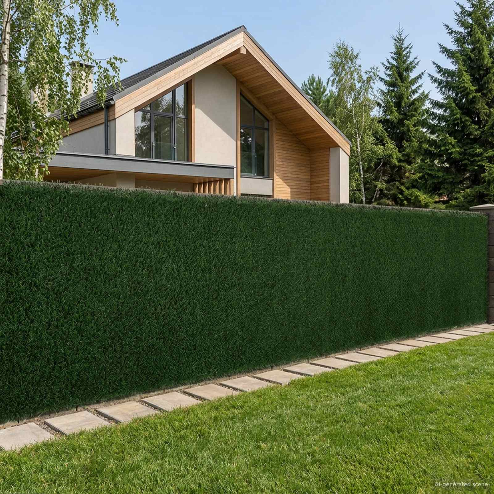 Kunstrasen-Sichtschutz Grün 1x5 m