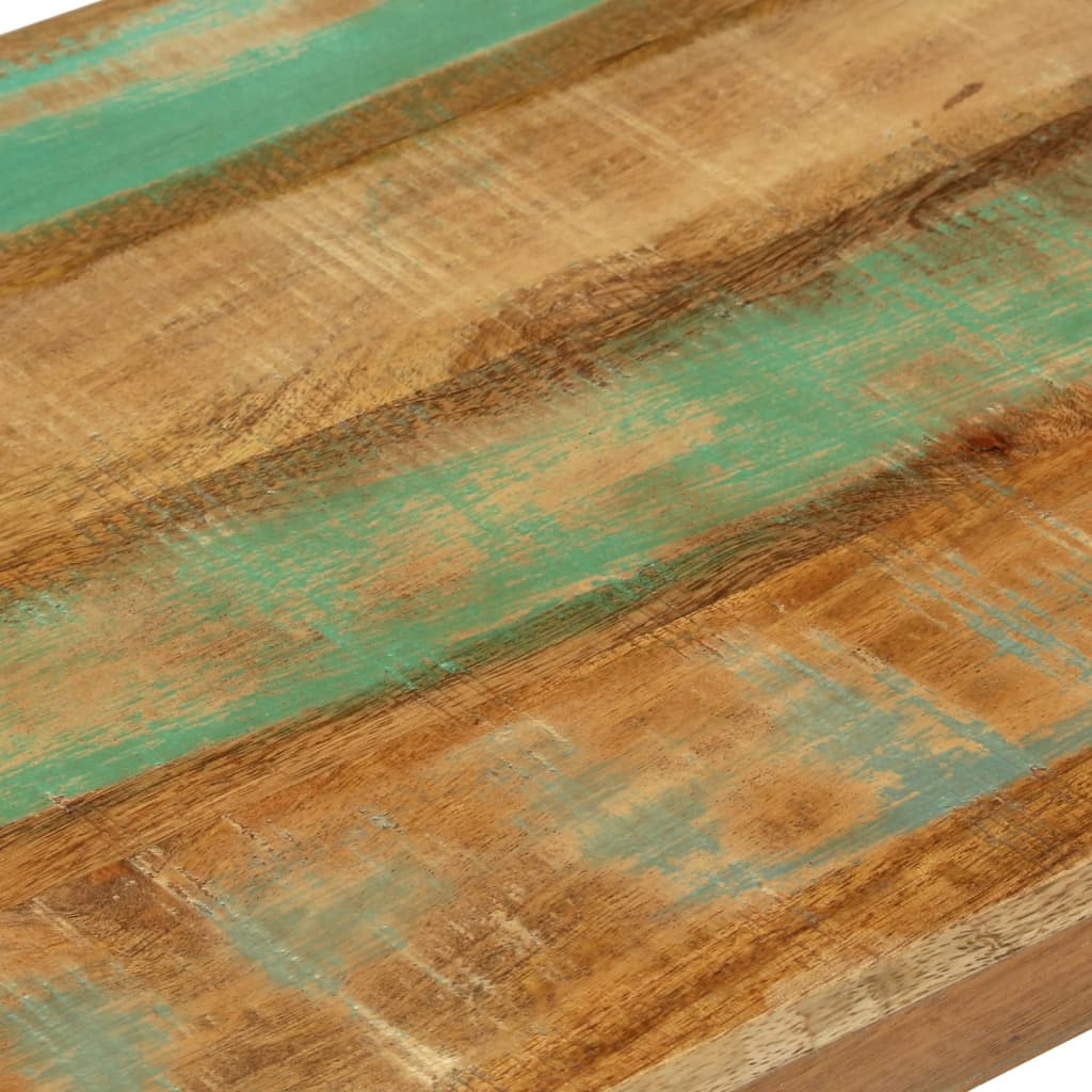 Konsolentisch 120x35x76 cm Stahl und Massivholz Mango