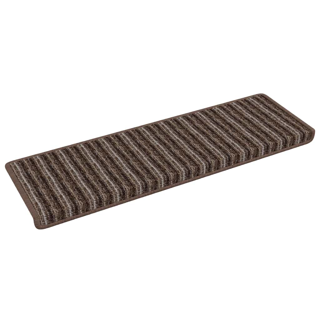 Selbstklebende Treppenschoner 15 pcs Anthrazit 65 x 21 x 4 cm