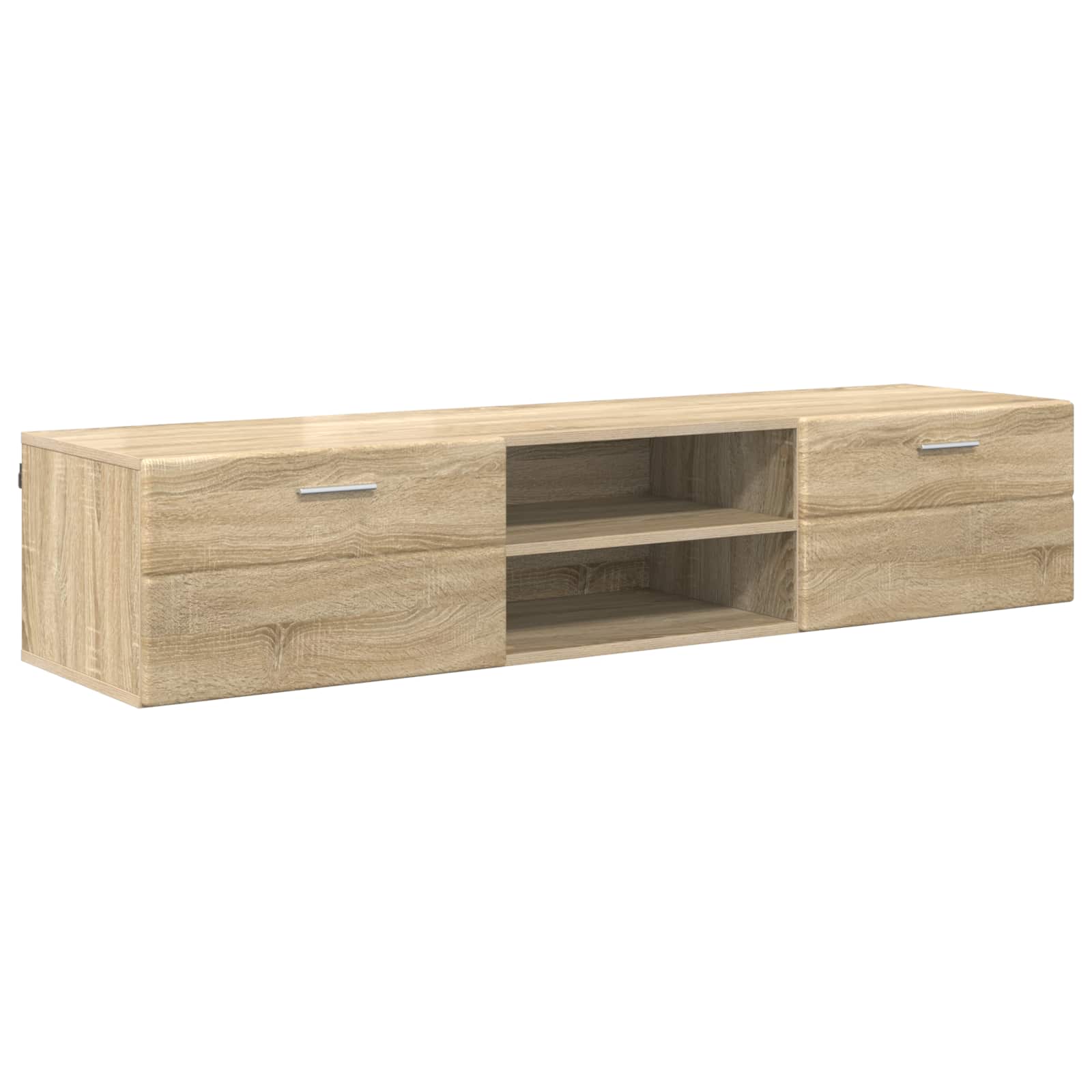Highboard mit Regal FLORIN Weiß 60 x 35 x 182 cm Holzwerkstoff