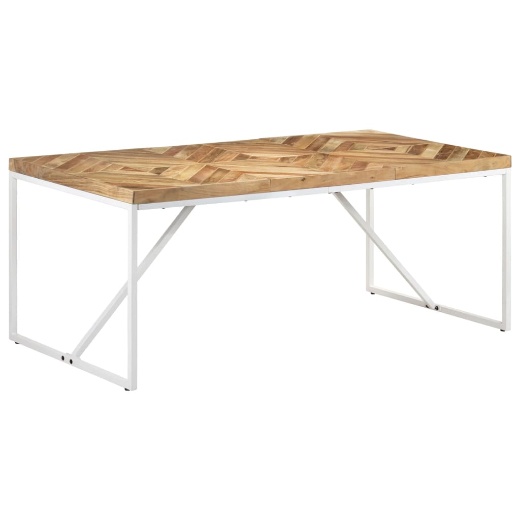 Esstisch 140x70x76 cm Massivholz Akazie und Mango