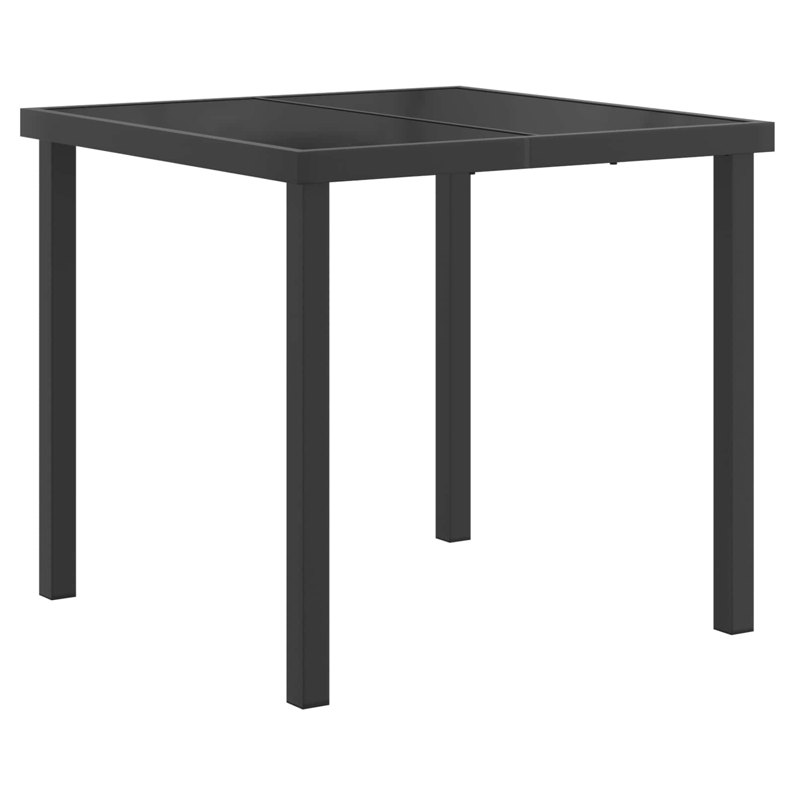 Garten Essgruppe 5 pcs Schwarz 140 x 70 x 73 cm