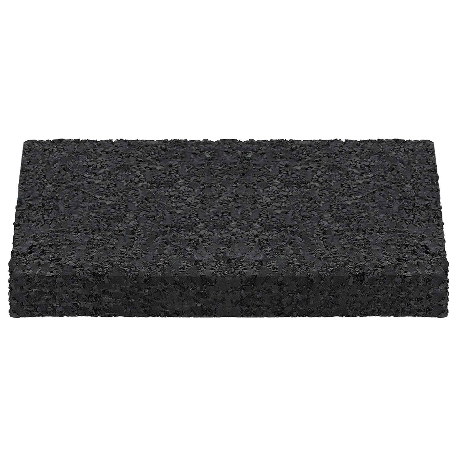 Gummigranulat-Patiopad Schwarz 6 x 9 x 0,3 cm Gummi