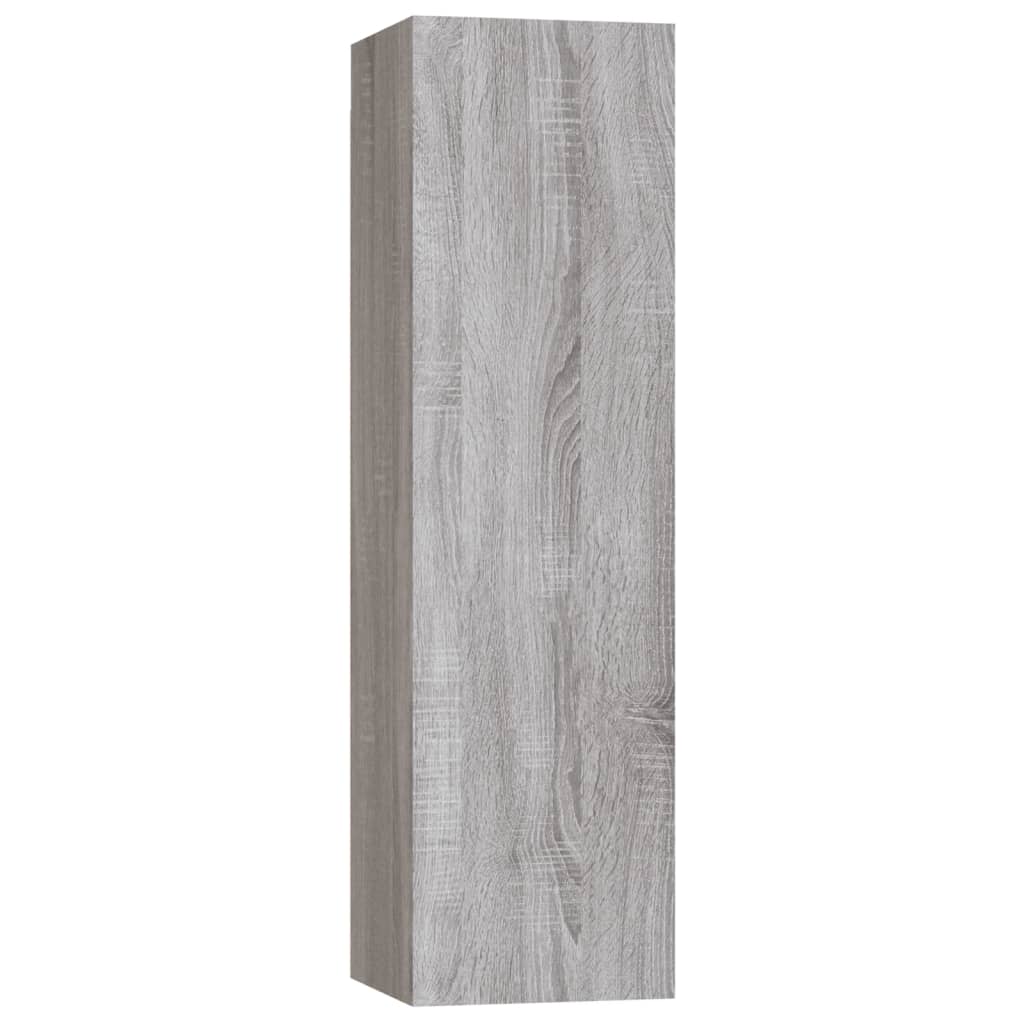 4-tlg. TV-Schrank-Set Weiß Holzwerkstoff