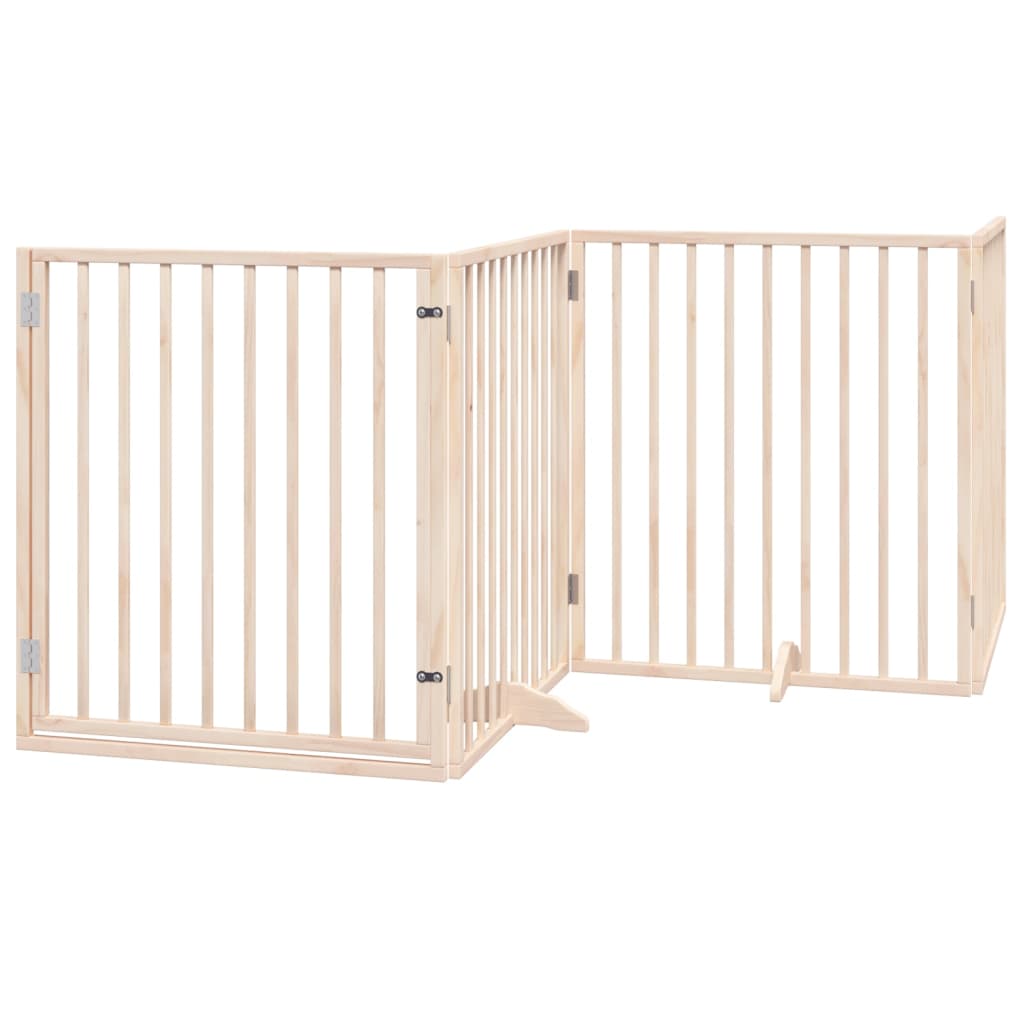 Hundegitter Faltbar 3 Paneele 150 cm Pappelholz