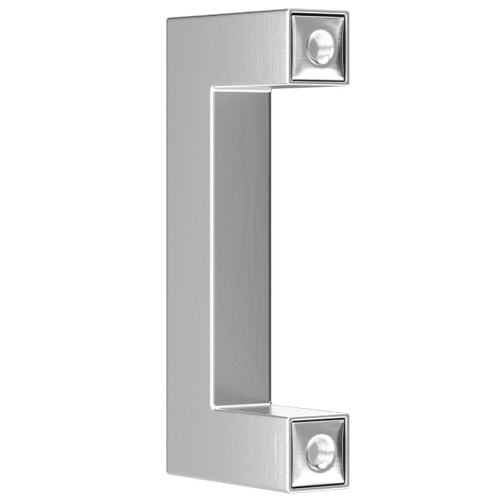 Möbelgriffe 10 Stk. Silbern 64 mm Edelstahl