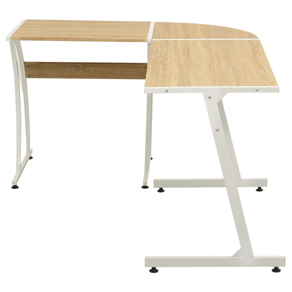 Eckschreibtisch Braun Holzwerkstoff