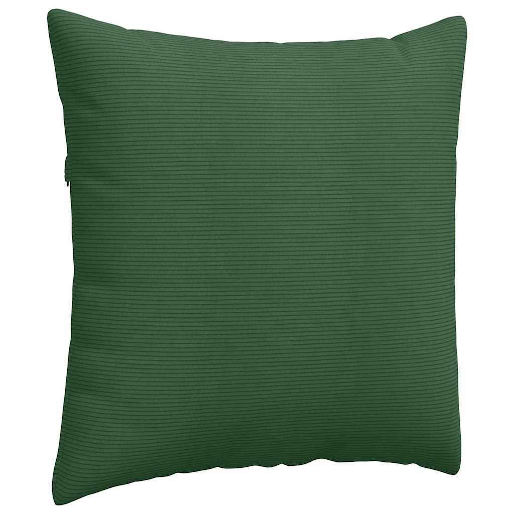 Sofakissen 2 Stück Hellgrau 50 x 30 cm Cordstoff