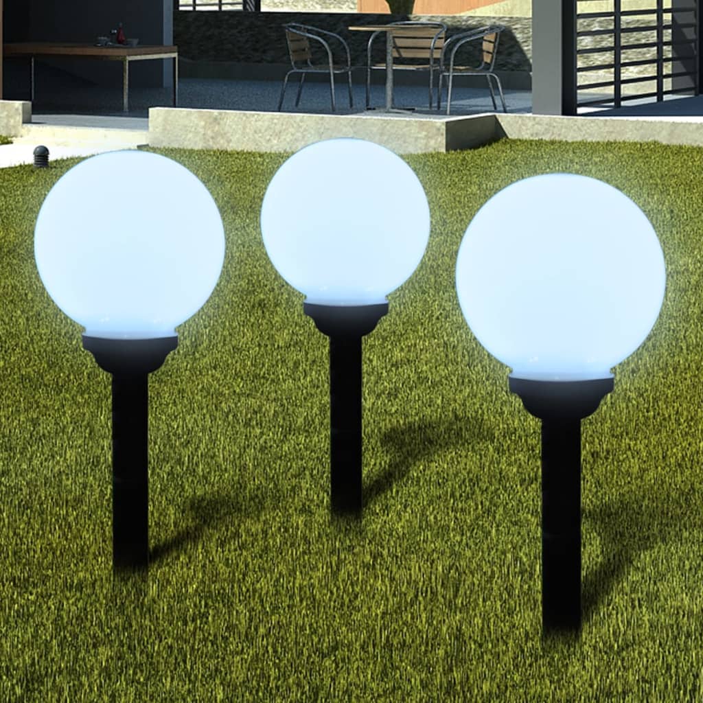 Wegeleuchten 2 Stk. LED 40 cm mit Erdspieß