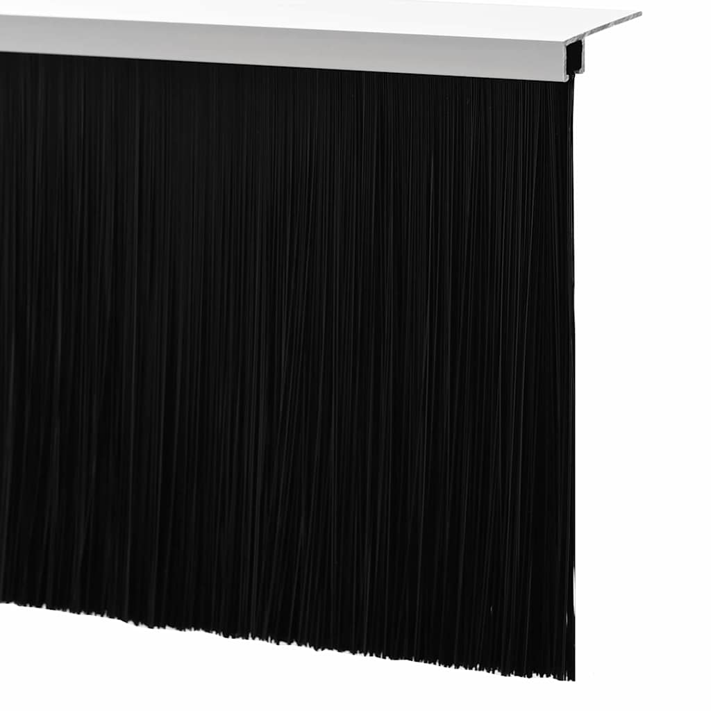 Aufsteck Türbürstendichtungen 2 pcs Braun 100 cm