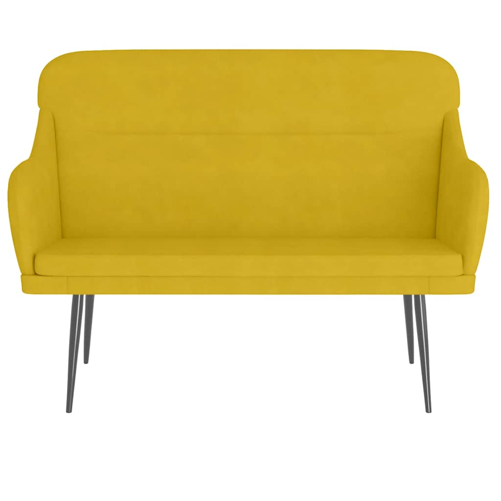 Sitzbank Dunkelgrün 110x76x80 cm Samt