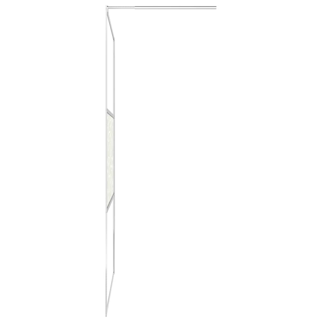 Duschwand für Begehbare Dusche mit Klarem ESG-Glas 80x195 cm