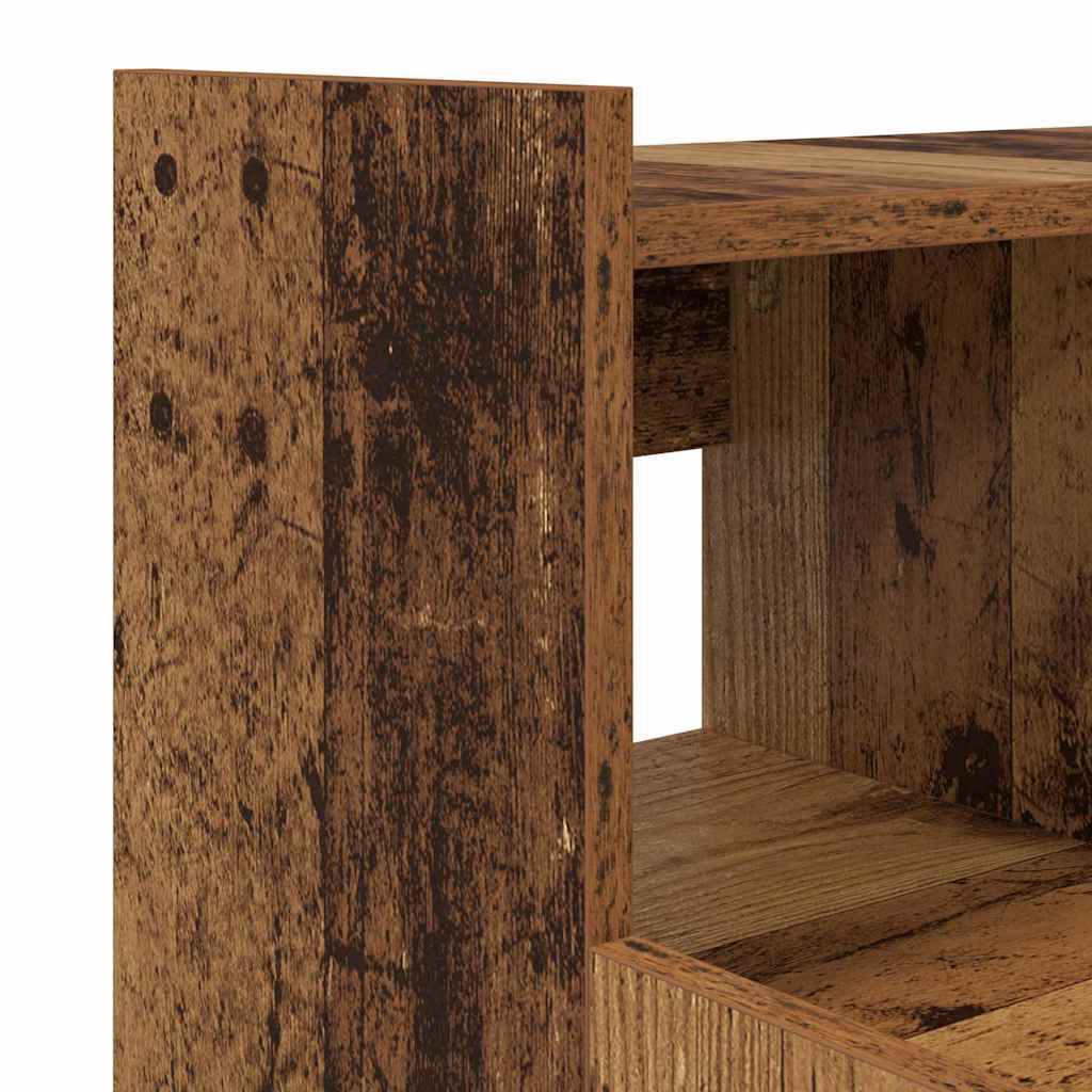 Schreibtisch mit LEDs Weiß 97x45x90 cm Holzwerkstoff