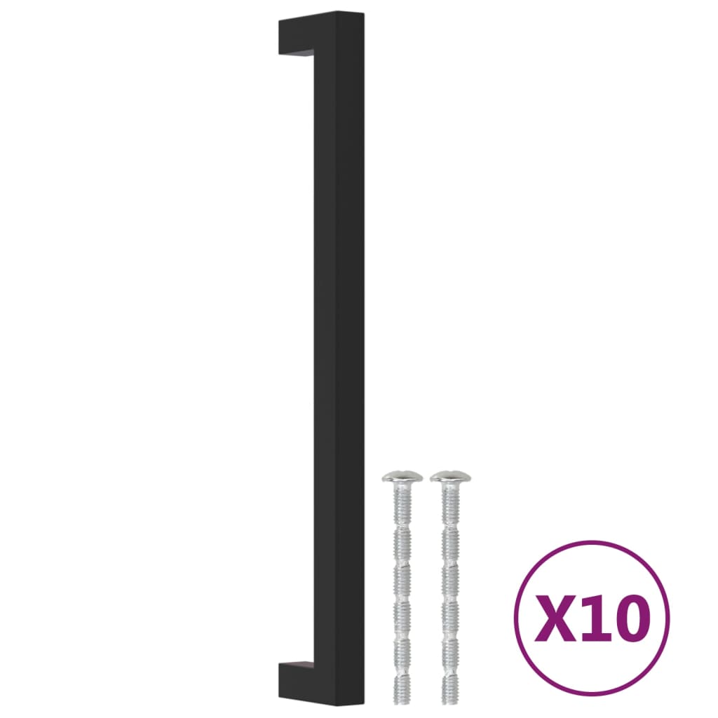 Möbelgriffe 10 Stk. Silbern 64 mm Edelstahl