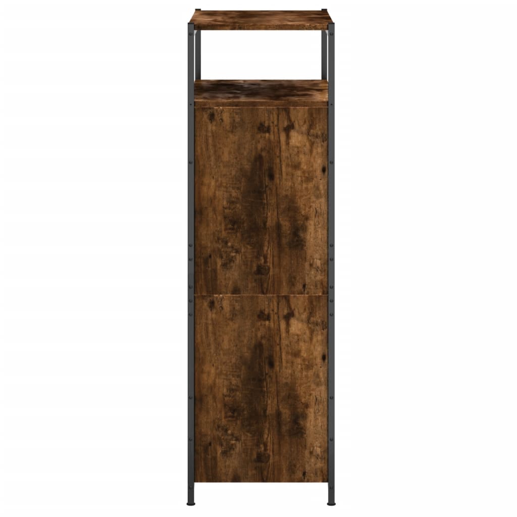 Schuhschrank mit 4 Klappen Sonoma-Eiche 100x34x112 cm