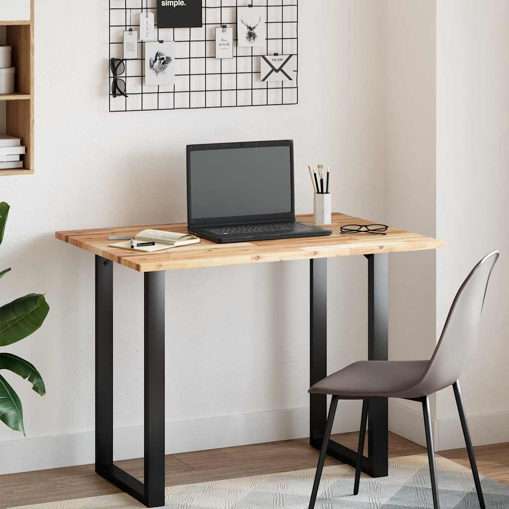Tischplatte Rechteckig 60x50x2 cm Massivholz Akazie
