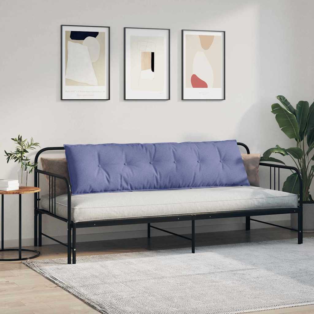 Rückenkissen Hellgrau 50 x 19 x 45 cm Stoff