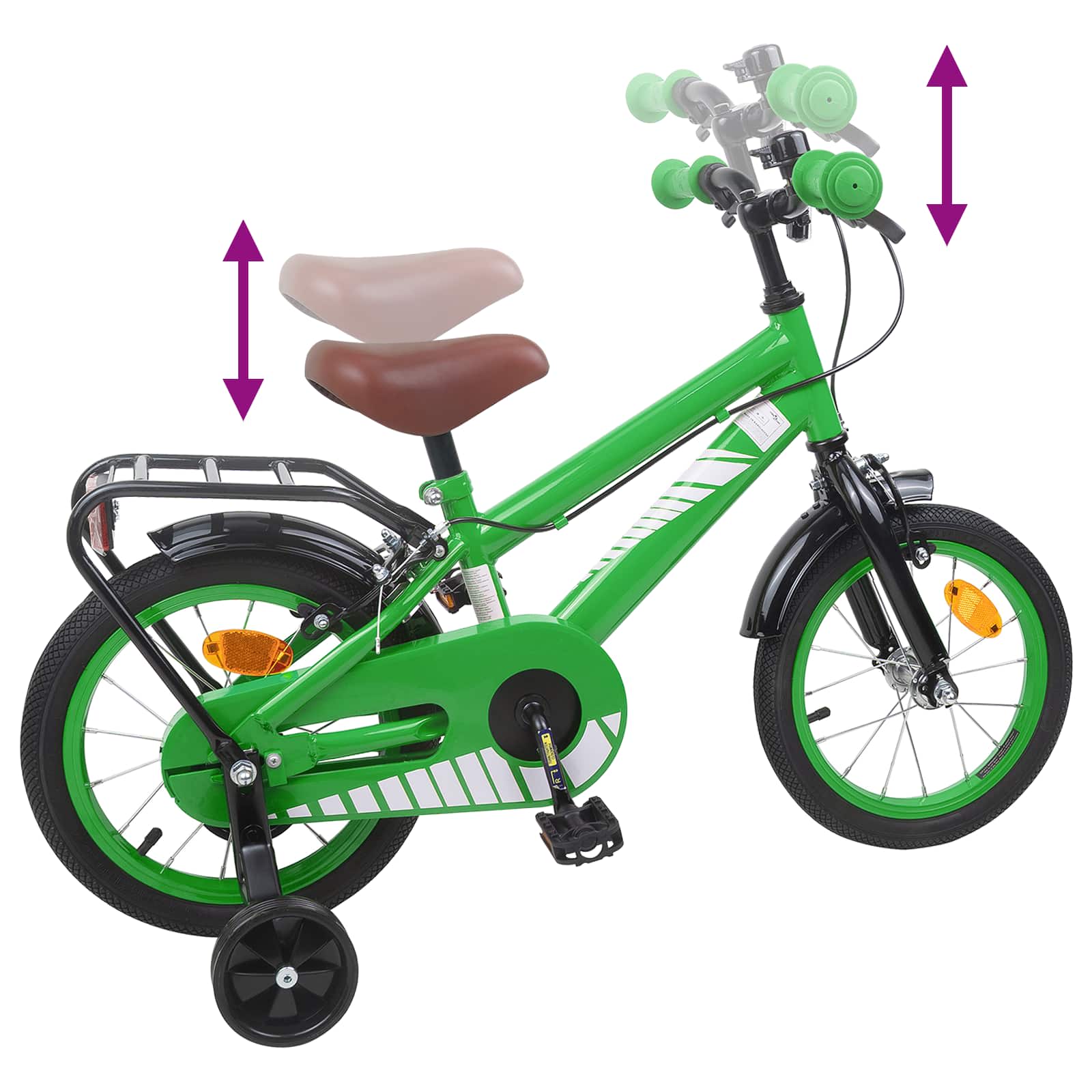 Kinderfahrrad 12 Zoll für 2-4 Jahre alt Himmelblau