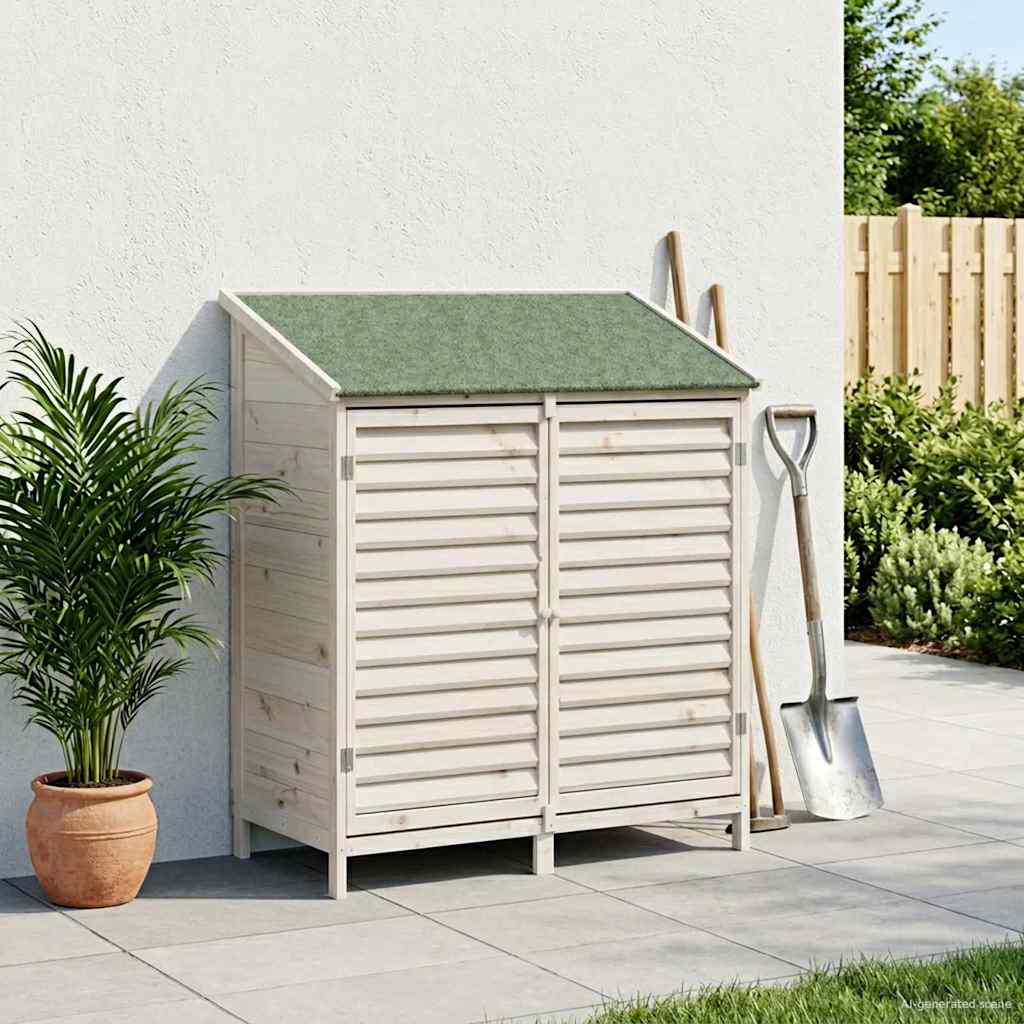 Gartenschuppen Natur 59 x 56 x 113,5 cm Massivholz aus Fichte