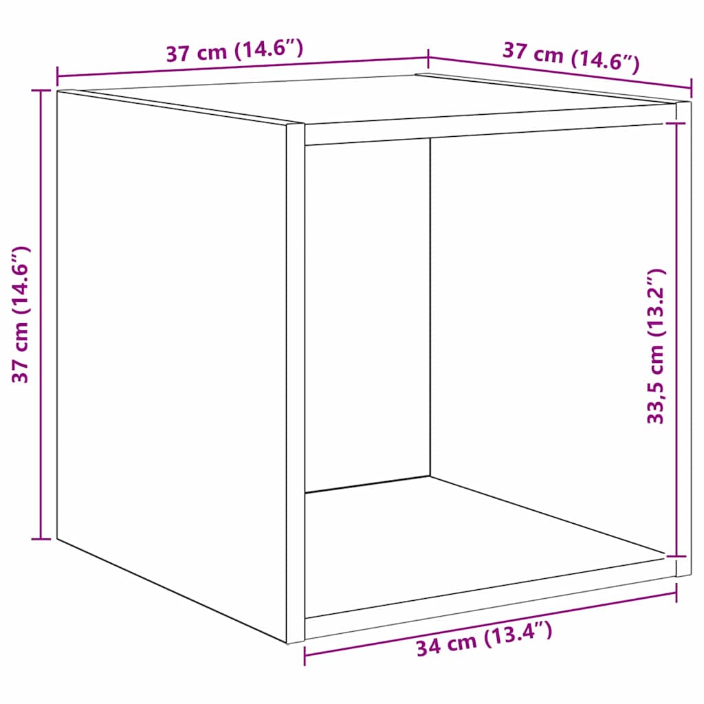 4-tlg. TV-Schrank-Set Weiß Holzwerkstoff