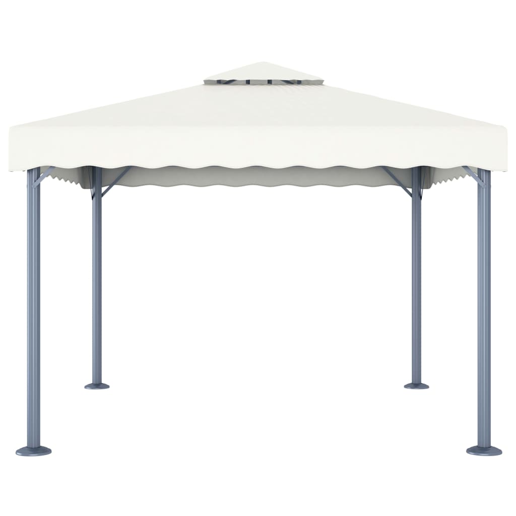 Pavillon Taupe 3x3 m Aluminium und Stahl