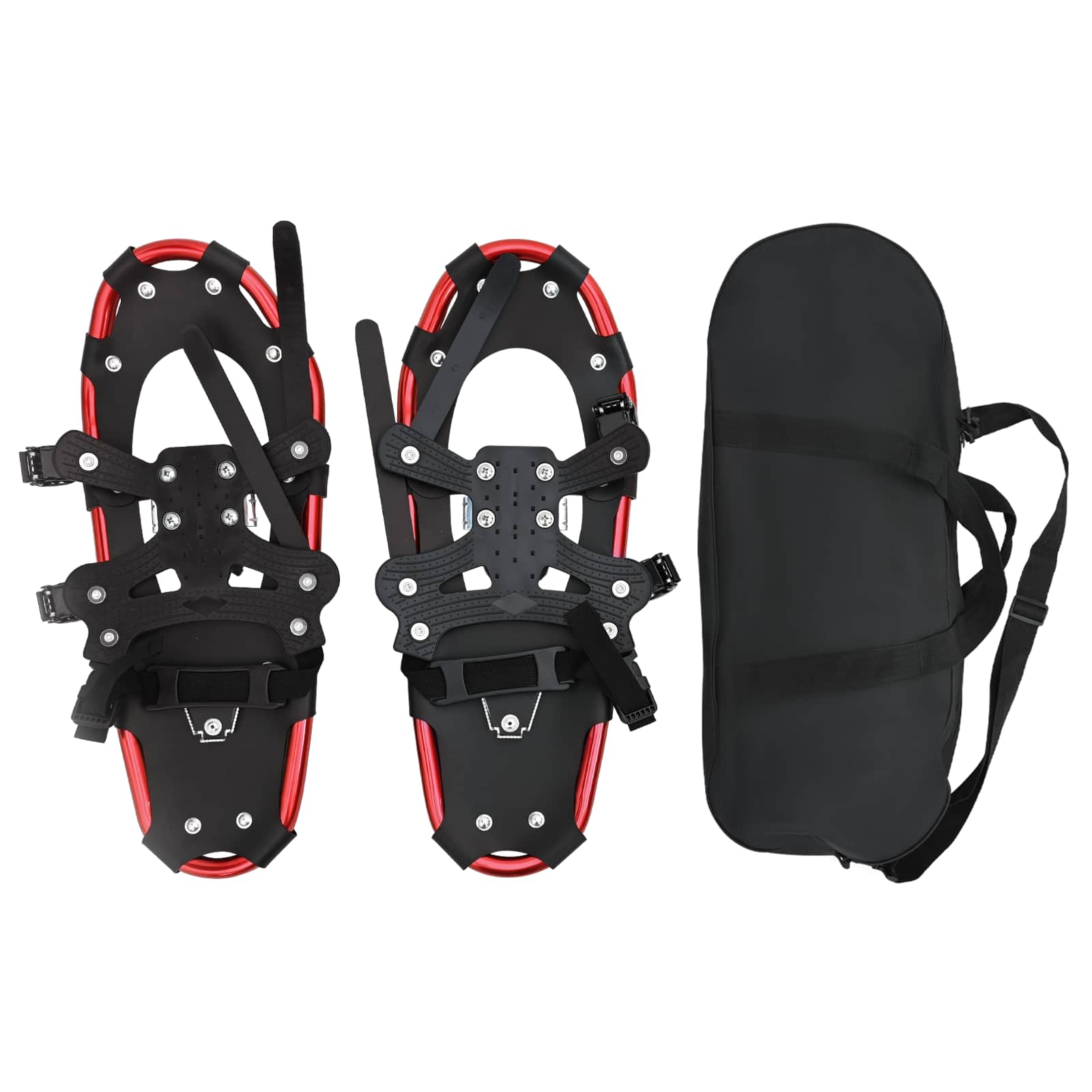 3 in 1 Schneeschuhe Silber und Schwarz 53,5 x 21 cm