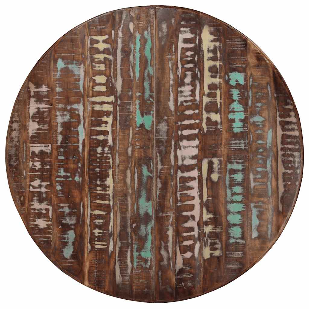 Esstisch Raues Massives Mangoholz und Stahl 120x77 cm