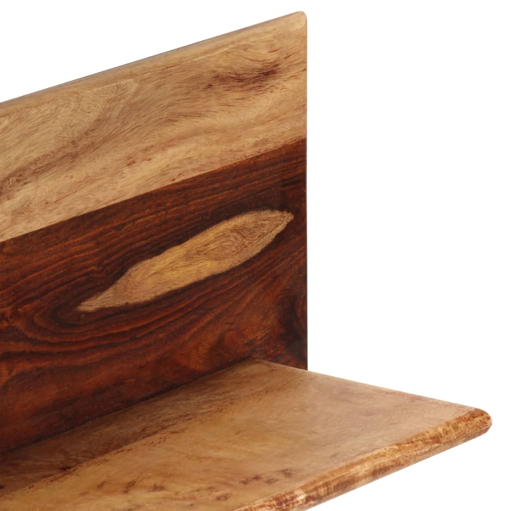 Wandregale 2 Stk. 58x26x20 cm Massivholz Akazie