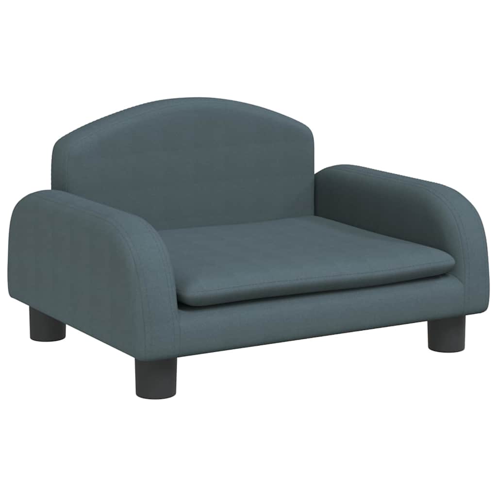 Kindersofa Creme 70x45x30 cm Stoff