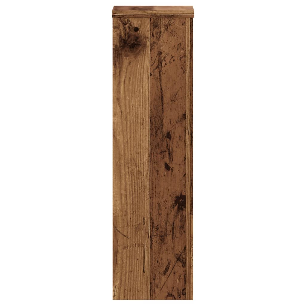 Pflanzenständer 2 Stk. Weiß 33x33x100 cm Holzwerkstoff