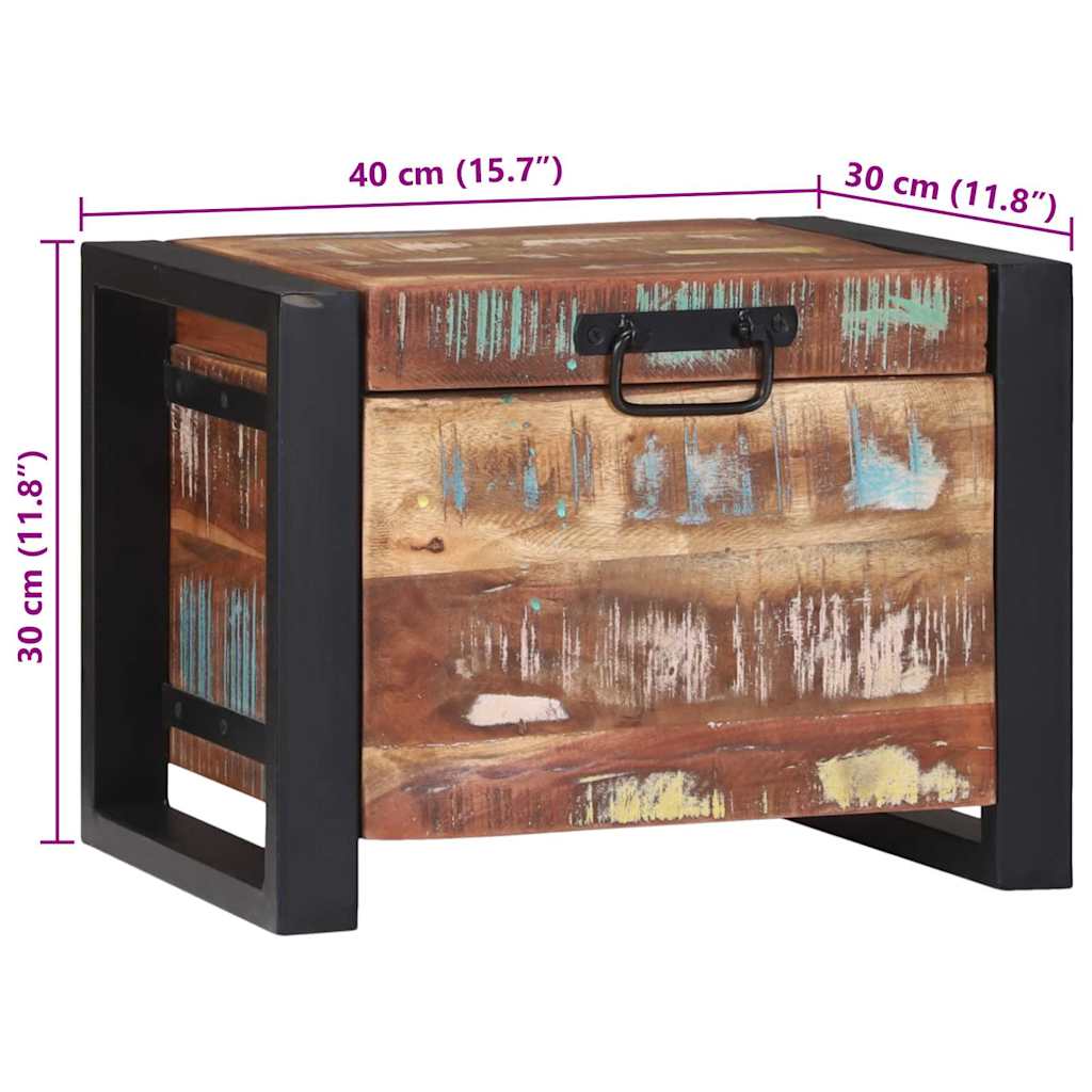 Aufbewahrungs-Truhen Braun 40 x 30 x 30 cm Massivholz Mango