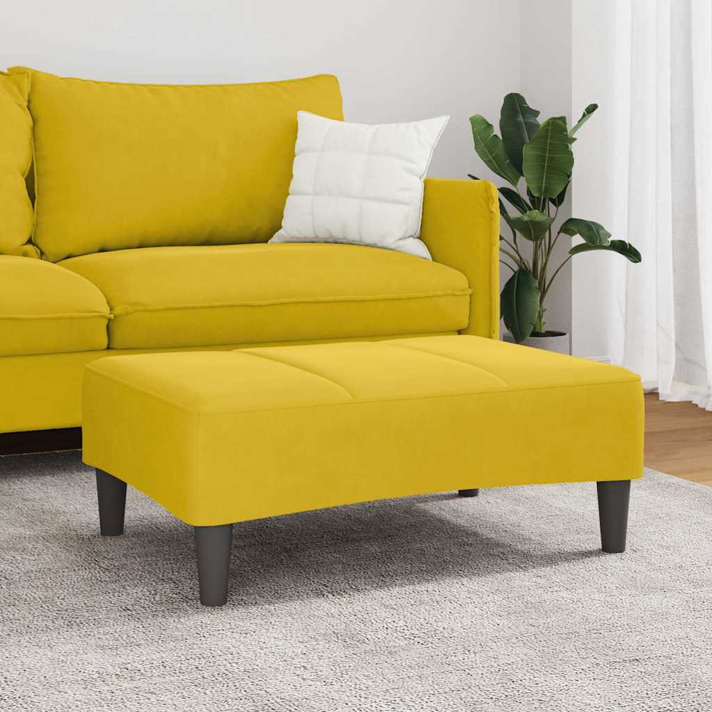 Fußhocker Blau 77x55x31 cm Samt