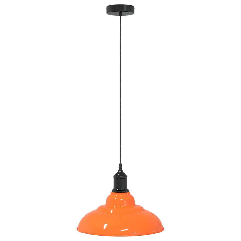 Pendelleuchte Höhenverstellbar E27 Schwarz Glänzend Ø 31 cm