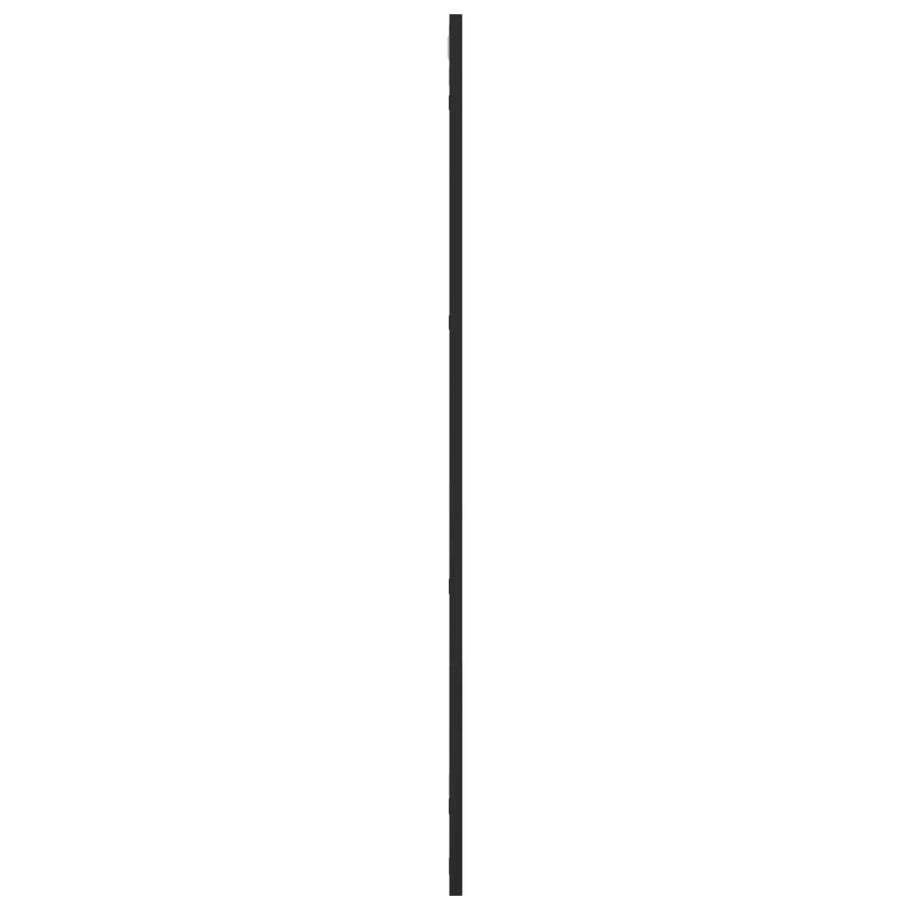 Wandspiegel Schwarz 60x40 cm Metall