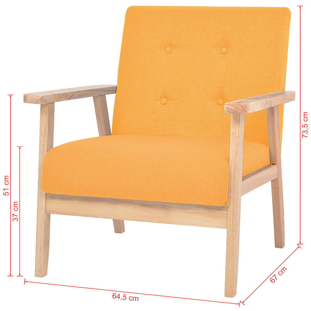2-Sitzer-Sofa Stoff Hellgrau
