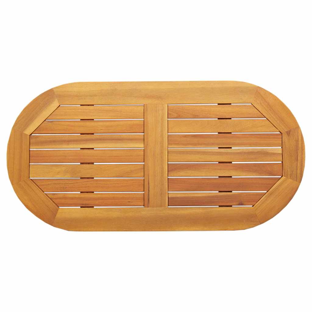 Tischplatte Öl-Natur 80 x 40 x 2 cm Massivholz Akazie