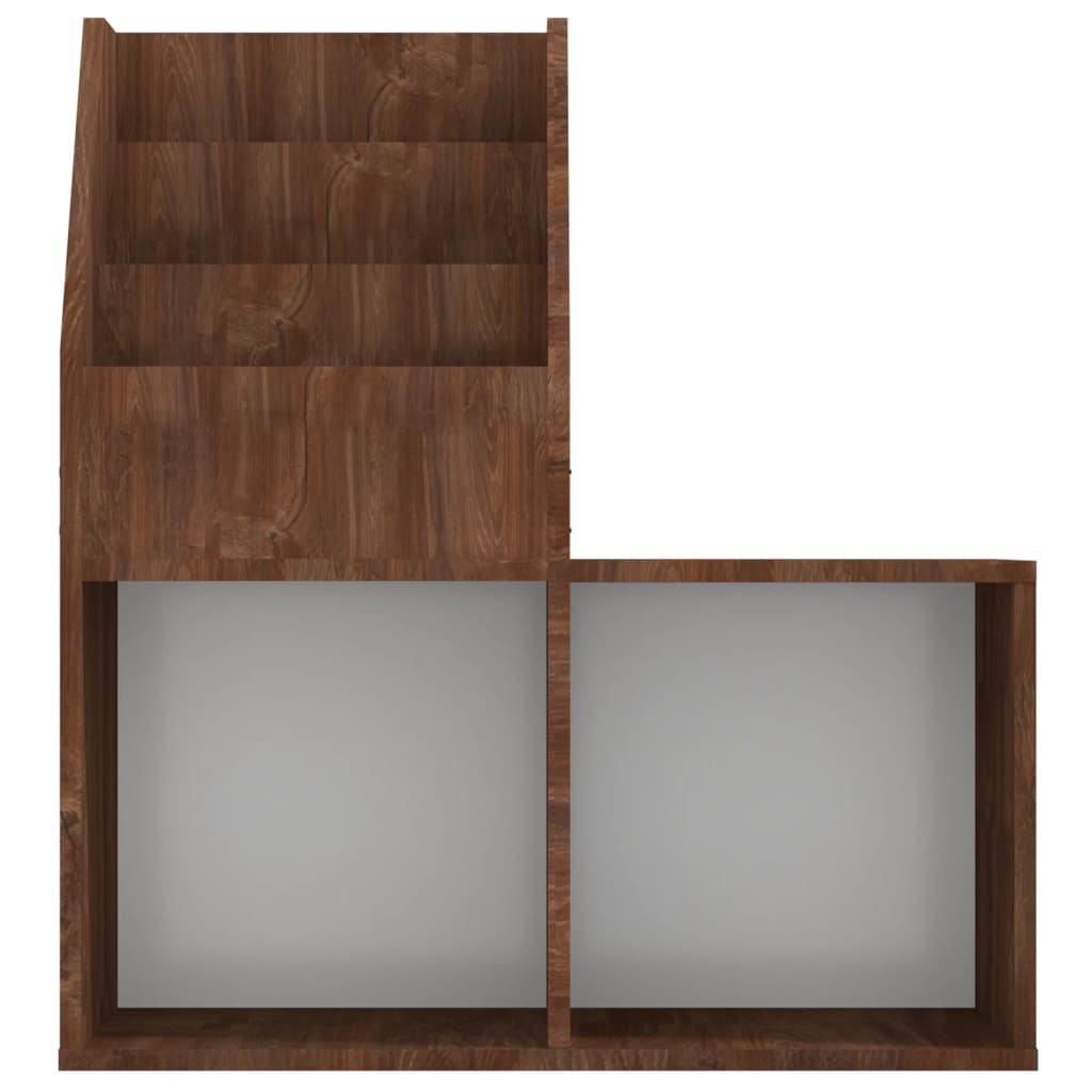 Kinder-Bücherregal Grau Sonoma-Eiche 71x30x78,5cm Holzwerkstoff
