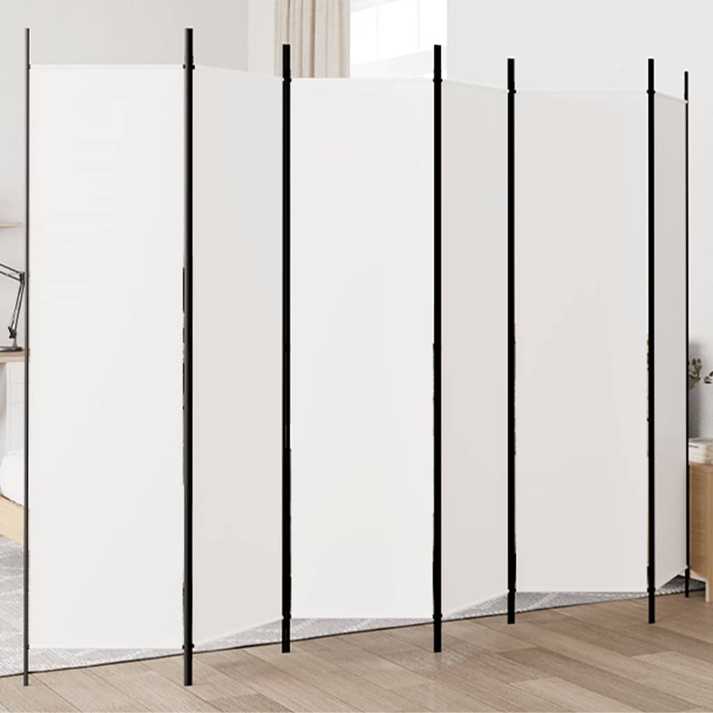 3-tlg. Paravent Schwarz 150x200 cm Stoff