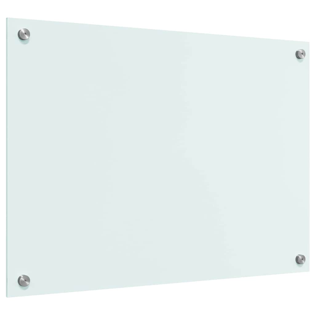 Küchenrückwand 2 pcs Weiß 70 x 40 cm Gehärtetes Glas