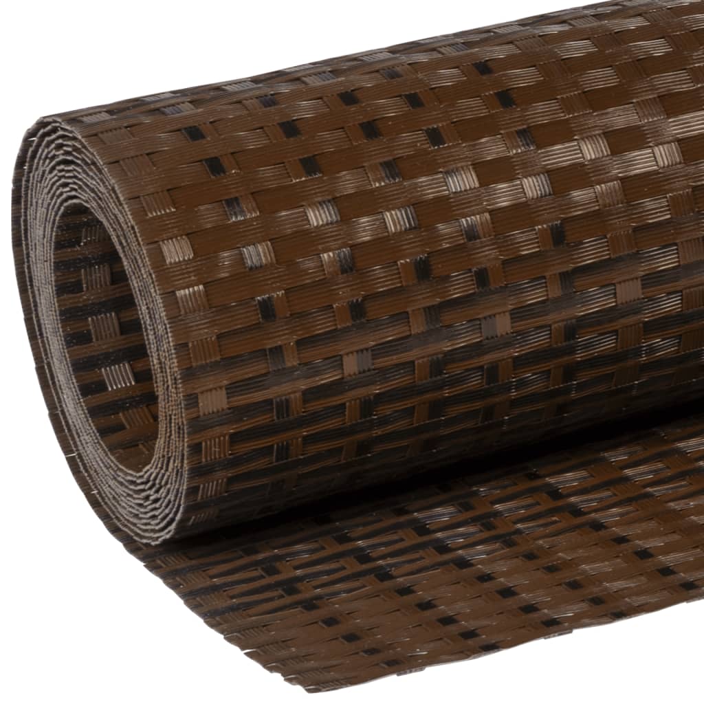 Balkon-Sichtschutz Anthrazit 300x90 cm Poly Rattan