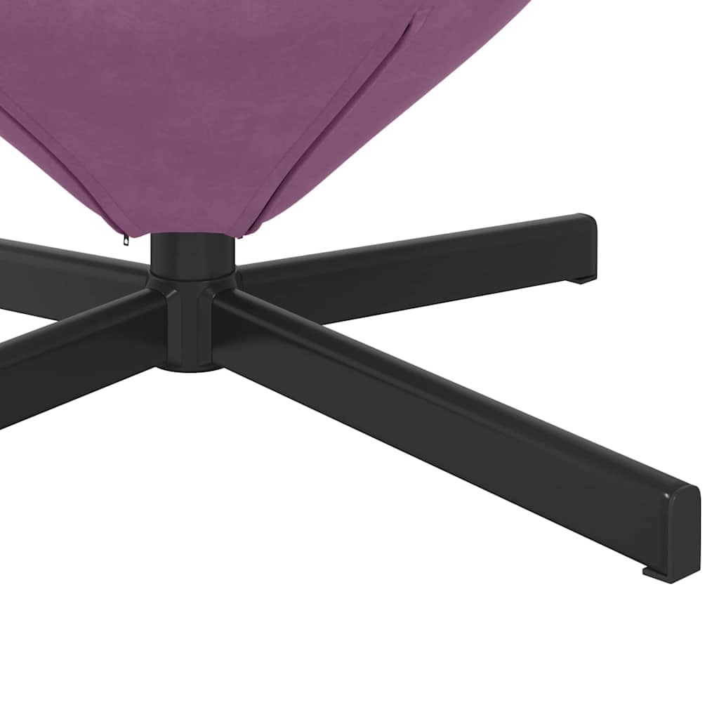 Eiersessel Blau 63 x 73 x 90 cm Samt
