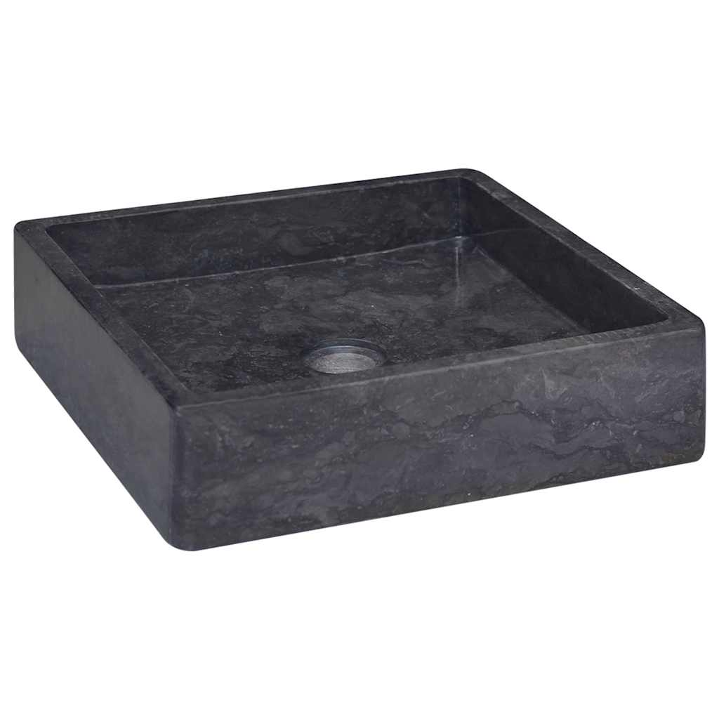 Waschbecken Creme 40x40x10 cm Marmor