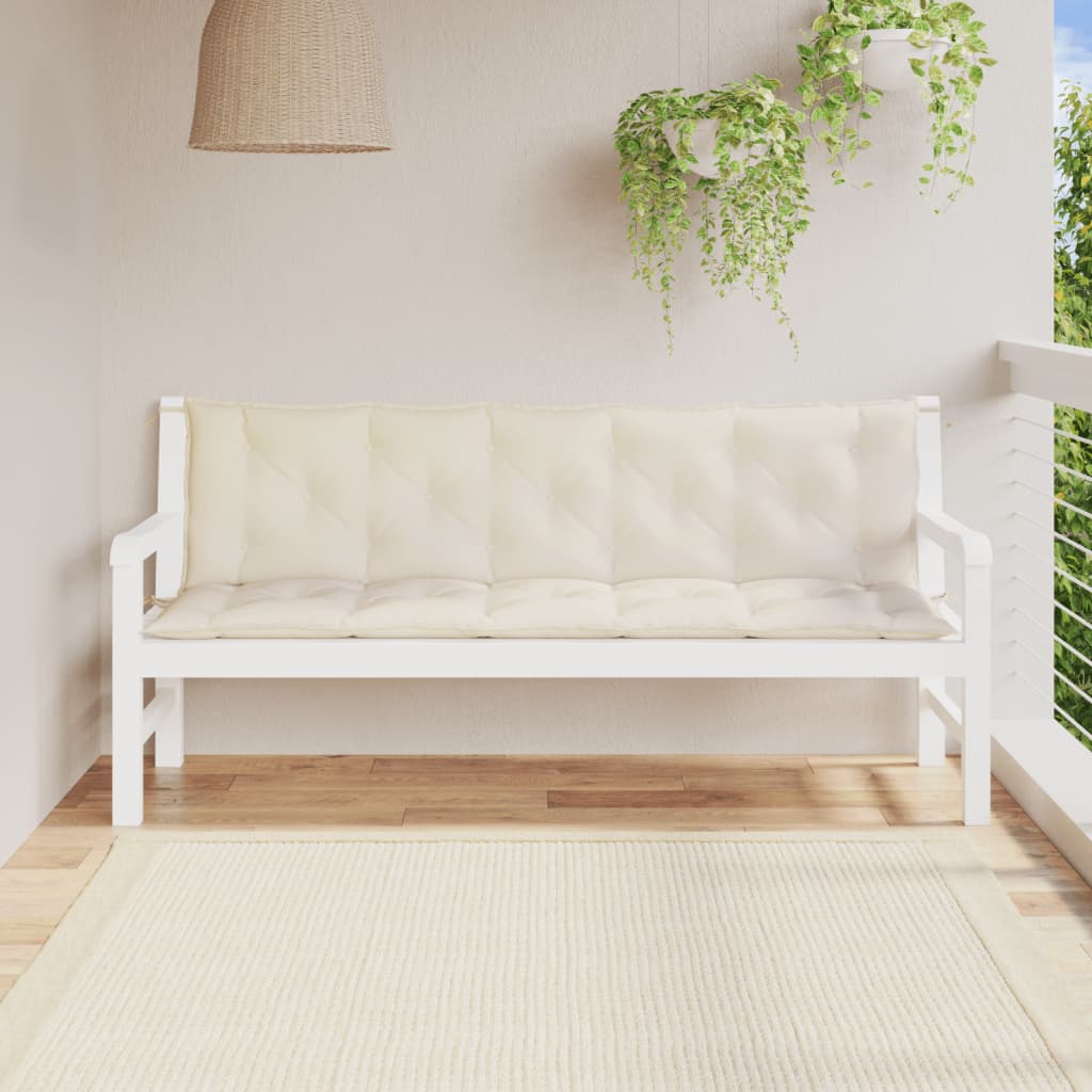 Gartenbank-Auflagen 2 Stk. Königsblau 100x50x7 cm Oxford-Gewebe