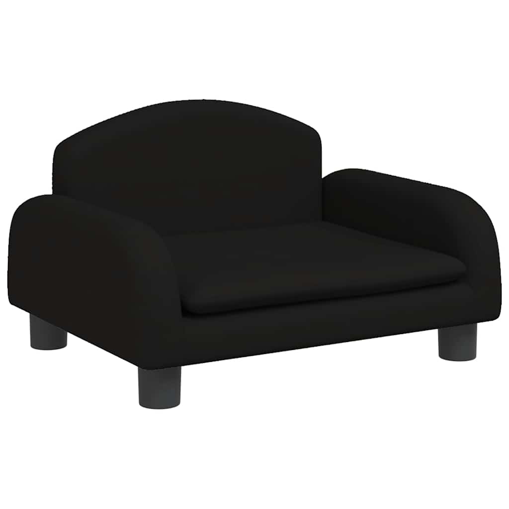 Kindersofa Creme 70x45x30 cm Stoff