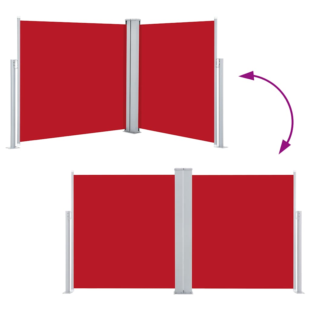 Ausziehbare Seitenmarkise 160×600 cm Braun